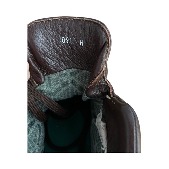 LL Bean Cresta Womens Brown Leather Gore-tex Vibram Sole Hiking Trail Boots Sz 8 - Picture 15 of 16